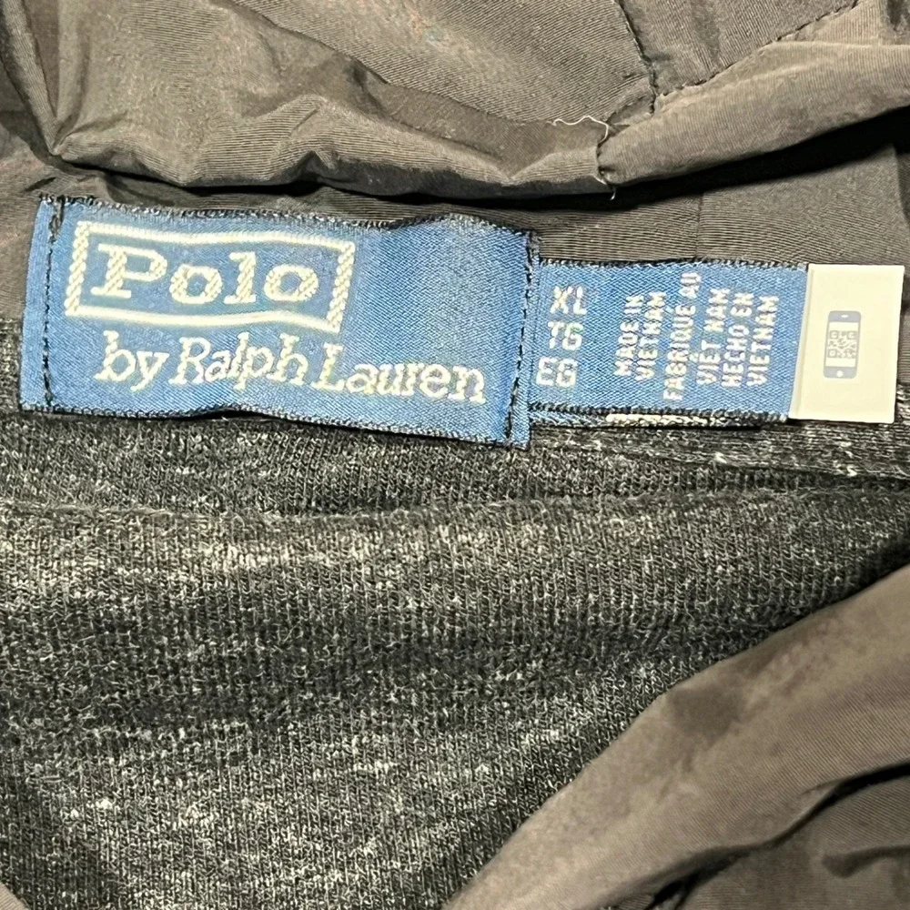 Polo‎ Ralph Lauren Mens Quilted Puffer Jacket Full Zip Hooded Black XL